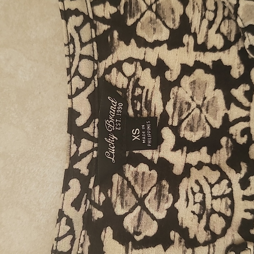 Lucky Brand Retro Peasant Top - Picture 6 of 8